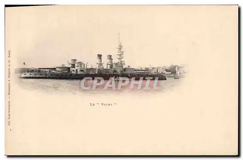 Cartes postales Bateau de Guerre Le Valmy