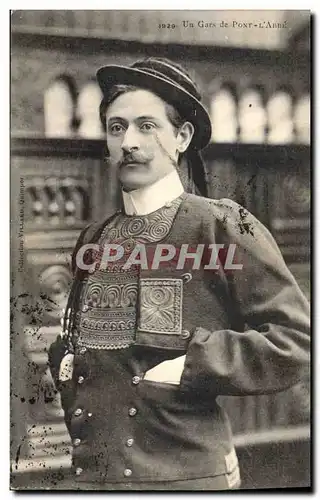 Cartes postales Folklore Un gars de Pont L'Abbe