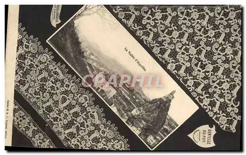 Cartes postales Folklore Dentelle Dentelliere La vallee d&#39Aiguilhe