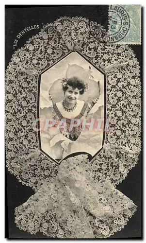 Cartes postales Folklore Dentelle Dentelliere