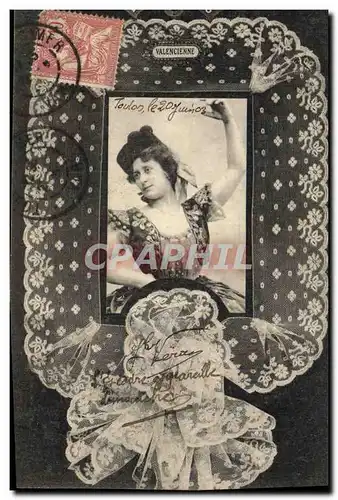 Cartes postales Folklore Dentelle Dentelliere Valencienne