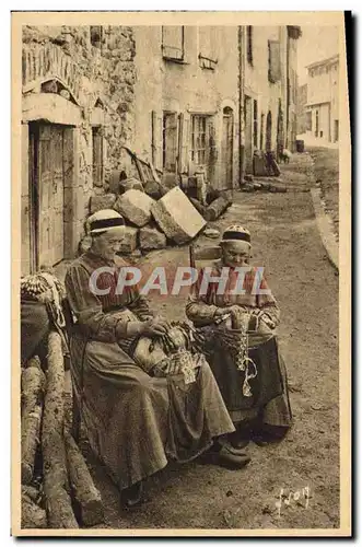 Ansichtskarte AK Folklore Dentelle Dentelliere de la ville Haute Loire