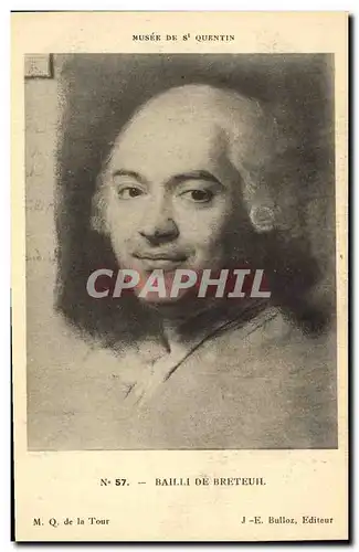 Cartes postales Bailli de Breteuil Musee de St Quentin