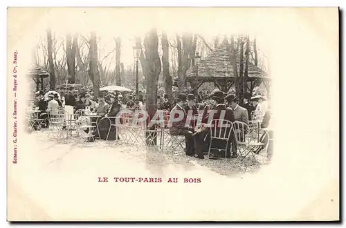 Ansichtskarte AK Cheval Hippisme Equitation Le tout Paris au Bois