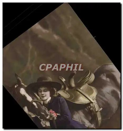 Cartes postales Cheval Hippisme Equitation Femme