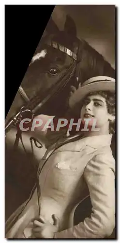 Ansichtskarte AK Cheval Hippisme Equitation Femme