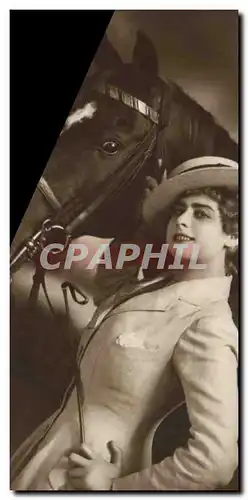 Cartes postales Cheval Hippisme Equitation Femme