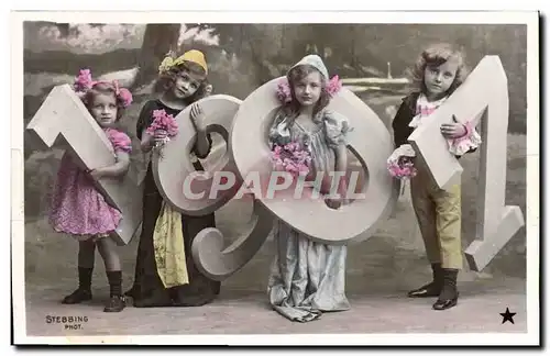 Cartes postales Fantaisie Enfants Annee 1907