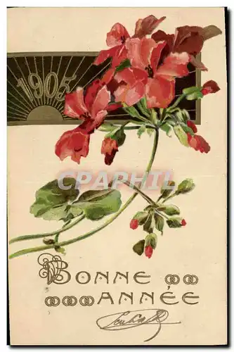 Ansichtskarte AK Fantaisie Fleurs Annee 1905