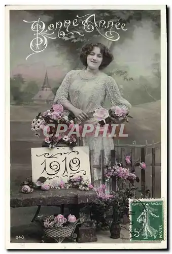 Cartes postales Fantaisie Annee 1910 Femme