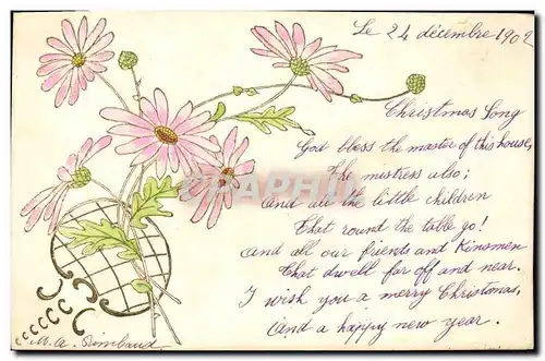 Cartes postales Fantaisie Fleurs