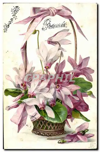 Cartes postales Fantaisie Fleurs