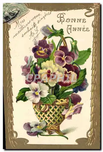 Cartes postales Fantaisie Fleurs