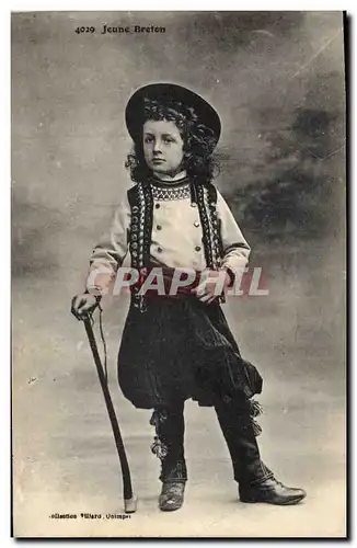 Cartes postales Folklore Enfant Jeune Breton