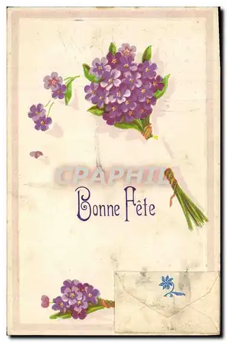 Cartes postales Fantaisie Fleurs