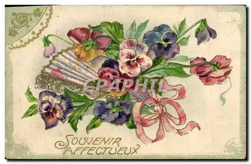 Cartes postales Fantaisie Fleurs