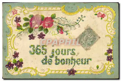 Cartes postales Fantaisie Fleurs