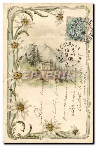 Cartes postales Fantaisie Fleurs