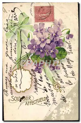 Cartes postales Fantaisie Fleurs