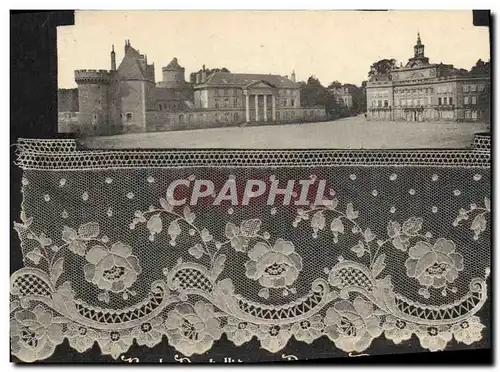 Cartes postales Dentelle Ecole Dentelliere de Point d'Alencon