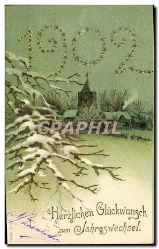 Cartes postales Fantaisie Fleurs Annee 1902