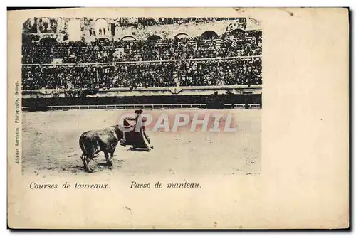 Ansichtskarte AK Corrida Course de taureaux Passe de manteau