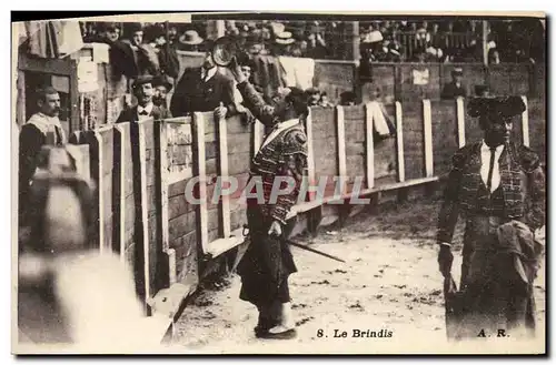 Ansichtskarte AK Corrida Course de taureaux Le Brindis