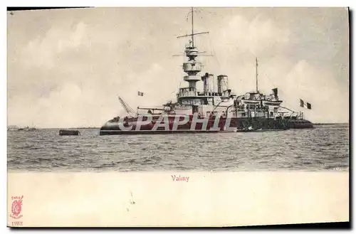 Ansichtskarte AK Bateau de Guerre Valmy