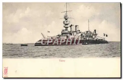 Ansichtskarte AK Bateau de Guerre Valmy