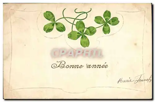 Cartes postales Fantaisie Fleurs Trefles