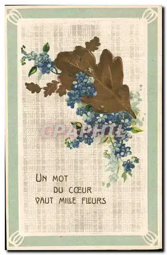 Cartes postales Fantaisie Fleurs