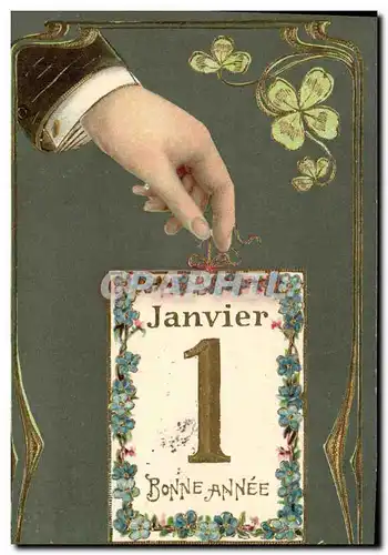 Cartes postales Fantaisie Main Fleurs