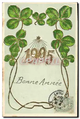 Cartes postales Fantaisie Fleurs Annee 1905 Trefles