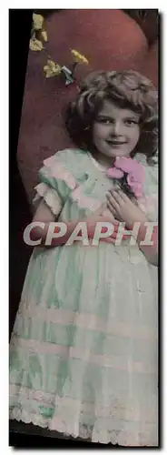 Cartes postales Fantaisie Fleurs Enfant Coeur