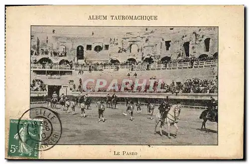 Cartes postales Corrida Course de taureaux Le Paseo