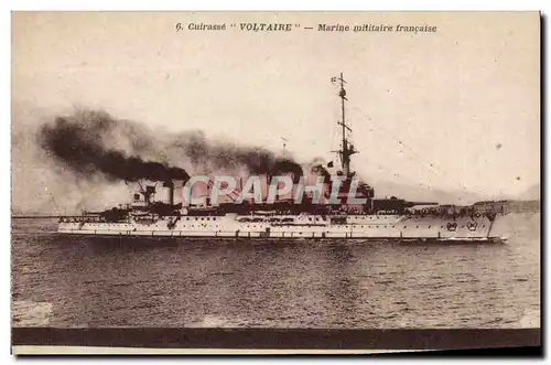 Cartes postales Bateau de Guerre Voltaire Cuirasse