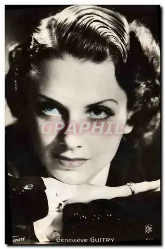Moderne Karte Cinema Genevieve Guitry