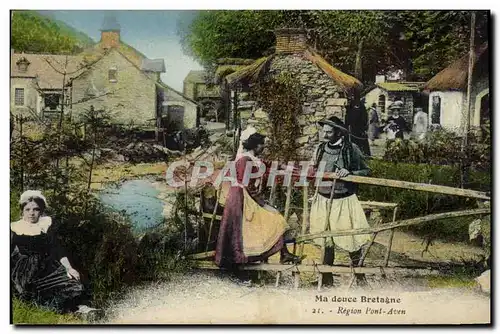 Cartes postales Folklore Region Pont Aven