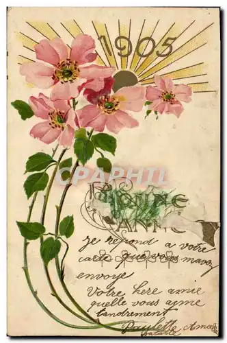 Cartes postales Fantaisie Fleurs