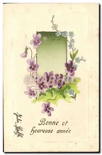 Cartes postales Fantaisie Fleurs