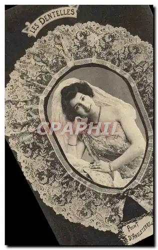 Cartes postales Folklore Dentelle Dentelliere Point d'Angleterre