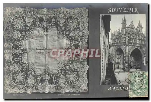 Cartes postales Folklore Dentelle Dentelliere Alencon