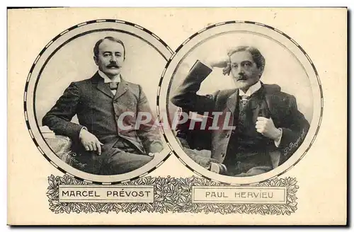 Cartes postales Marcel Prevost Paul Hervieu