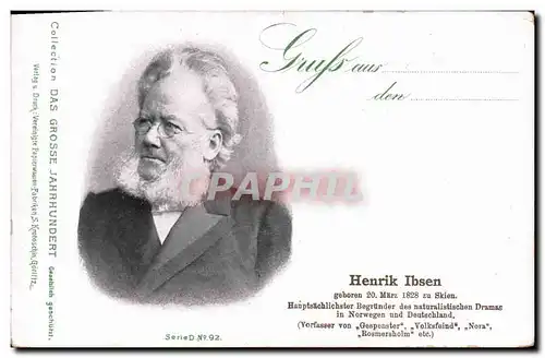 Cartes postales Henrik Ibsen