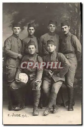 Cartes postales Fantaisie Soldats Militaria (n�3 sur le col) Eventail