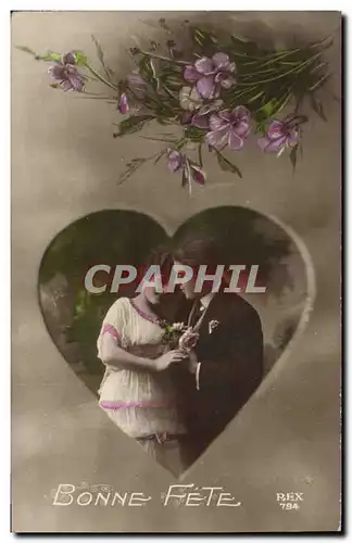 Cartes postales Fantaisie Coeur Femme