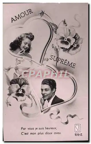 Cartes postales Fantaisie Coeur Femme Amour supreme