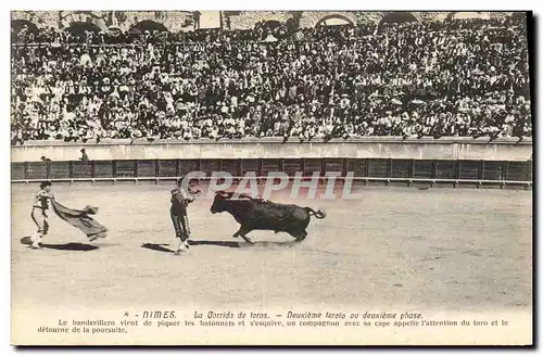 Cartes postales Corrida Course de taureaux Deuxieme Phase