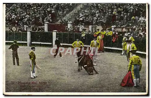 Cartes postales Corrida Course de taureaux Muerte del toro