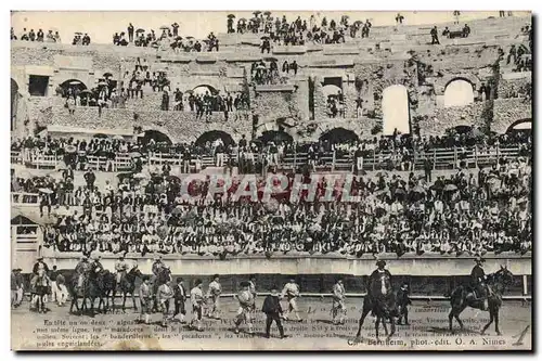 Cartes postales Corrida Course de taureaux Nimes